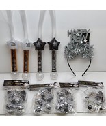 Lot of 9 Pieces New Year Eve Party Accessory Kit Headband, Light Up Neck... - $359.78 MXN