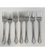 Oneida Bancroft Salad Fork Lot 7 Stainless Flatware Silverware 6 3/4 USA - $35.00