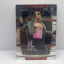 2022 Panini Select WWE Bret &quot;Hit Man&quot; Hart Base Concourse #85 - £1.54 GBP