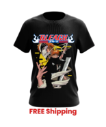 ANIME BLEACH ICHIGO KUROSAKI Black T-Shirt Unisex Short Sleeve All Sizes... - €25,22 EUR+
