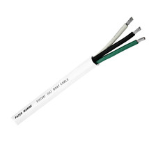 Pacer Round 3 Conductor Cable - 250&#39; - 12/3 AWG - Black, Green &amp; White - £261.26 GBP