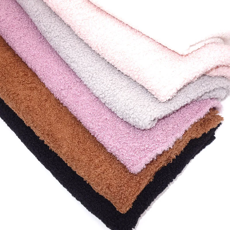 Play 50*160cm Coral Cotton Velvet Plush Fabric Soft Warm Doll Pet Clothes Glove  - £27.65 GBP