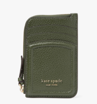 Kate Spade Knott Zip Card Holder Key Fob Case Leather Wallet ~NWT~ Bonsai Tree - £56.96 GBP