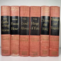 Winston Churchill - The Second World War. Six Volume Set Riverside Press... - $74.24