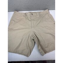 Duluth Trading Co Mens Flex Ballroom Khakis Chino Shorts Tan Size 36 - $24.95