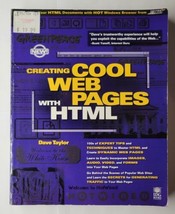 Creating Cool Web Pages With HTML Dave Taylor Paperback &amp; 3.5&quot; Floppy - £6.22 GBP