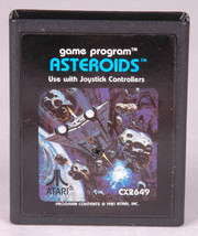 Vintage 1981 ATARI Asteroids Model CX2649 Game Program-Video Game-Cartridge.. - £3.97 GBP