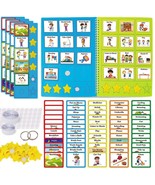 Visual Schedule Cards For Kids With Autism, Home Chore Chart Routine Car... - £28.79 GBP