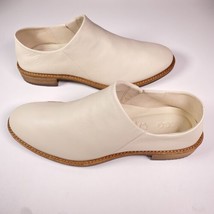 Ecco Sartorelle 25 Tailored Collapsibleheel Mule Women’s Sz 41 US 10-10.5 Cream - £92.54 GBP