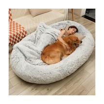 DMTINTA Human Dog Bed 75&quot; * 50&quot; * 14&quot;Dog Beds for Large Dogs Giant Dog B... - £204.59 GBP