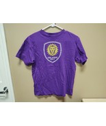 New Adidas Orlando City SC MLS Youth Medium Short Sleeve Shirt Purple 13... - £6.07 GBP
