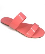 LC Lauren Conrad Firefli Womens Sandals Coral Pink Slip On Shoes Straps - $16.00