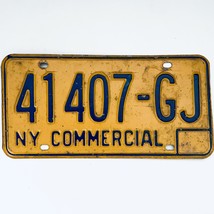  United States New York Commercial Truck License Plate 41407-GJ - £24.12 GBP
