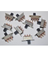 Lot of 10 NOS UID Slide Switch DPDT Solder Terminals 10-000-0060 MD 022-... - $18.98 CAD