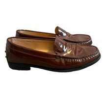 Tod&#39;s Brown Driving Loafer Shoe Brown Patent Leather Women&#39;s Size EU 36 ... - £43.96 GBP