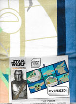 Star Wars:  Mandalorian the Child Oversized Bath Towel - $12.00