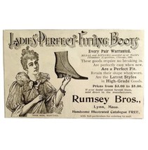 Rumsey Bros Ladies Boots 1894 Advertisement Victorian Footwear 3 ADBN1yy - £11.74 GBP