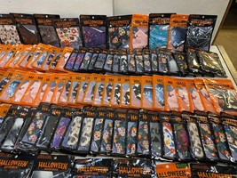 200+ TrickFaceMask Variety of Halloween Facemasks &amp; Gaiters 200+ qty 31-00-1309 - £152.30 GBP