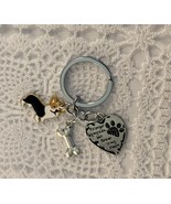 Black Tan White Tri Corgi Metal Charms Keychain No Longer By My Side Bra... - $10.99