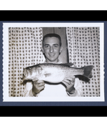 Digital Download: Happy Guy With Big Fish ~ 1960s Vintage Polaroid™ Photo - $2.99
