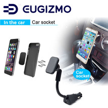 Eugizmo Magnetic Car Phone Holder Mount Stand with USB Charger for Smart Phones - £11.27 GBP