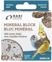 HARI Oyster Shell Mineral Block for Small Birds 1.4 oz HARI Oyster Shell Mineral - £10.50 GBP