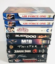 VHS 70’s and 90’s Flash Dance Grease MIB Jurassic Park Terminator Lot 9 Vintage - £9.93 GBP
