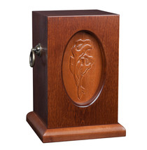 Cremation Urn for Adult Unique Memorial Funeral Casket for ashes Wooden ... - £114.49 GBP+