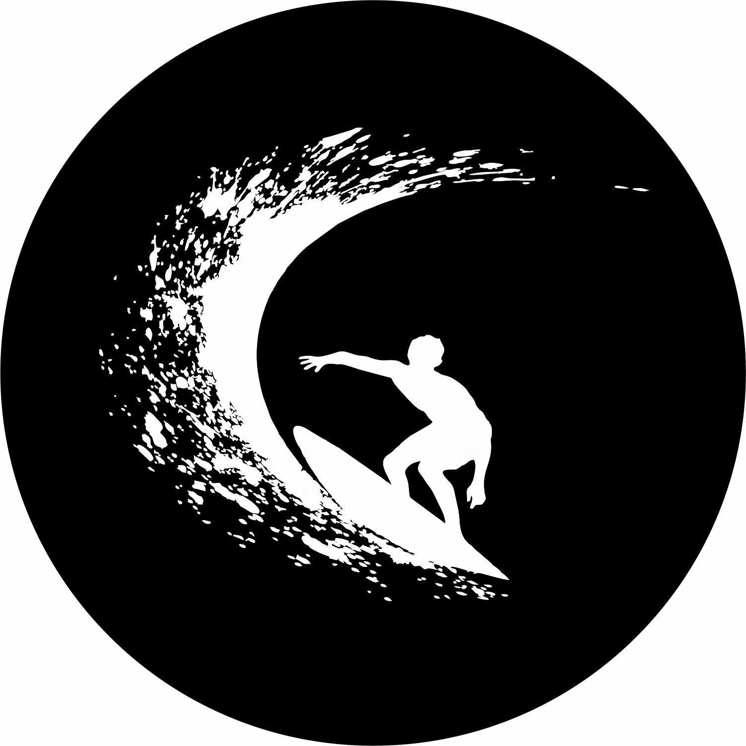 Surfer Guy Spare Tire Cover ANY Size, ANY Vehicle, Camper, Trailer, RV - $113.80