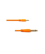 Shock Electronix 1 Meter 3.5MM 1/8&quot; to 6.35MM MONO 1/4&quot; Patch Jack CV Cable - £3.17 GBP