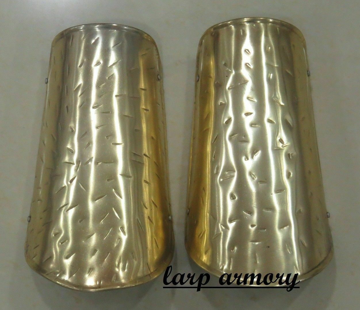 Brass Nautical Steel Arm Guard Armor Medieval Costume - $81.94