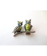 Alice Caviness Sterling Silver Owl Pin, Signed - $91.20 CAD