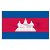 Cambodia Nylon Flag 4&#39;x6&#39; - £76.89 GBP