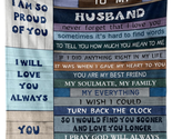 Gifts for Husband from Wife, Husband Gifts Blanket, Christmas/Anniversar... - £20.05 GBP