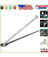 Ultra-Long 17mm Box End Wrench with 72-Tooth Ratchet Gears for Tight Spaces - $663.47 MXN