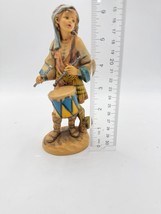 Rare E Simonetti Fontanini Italy 6.5”Jareth 1989 Nativity Drummer Boy Fi... - $49.50