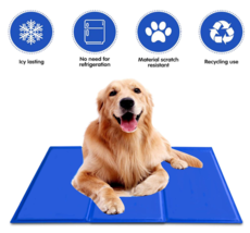 Pet Cooling mat New Self Cooling Pad Fast Heat Dissipation Continuous GO... - $33.65