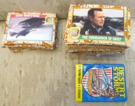 Topps 1991 Desert Storm Trading Cards 88 card series 1 Set unopen pack Series 2 - £7.45 GBP