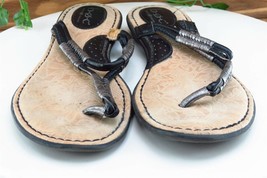 Born concept Sz 9 M Brown Thong Synthetic Women Sandals - £13.41 GBP