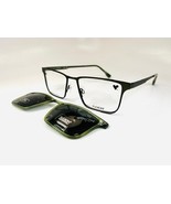 New Flexon FLX-1006 MAG-SET 310 Matte Moss Eyeglasses w/Polarized Clip-O... - $152.75 CAD