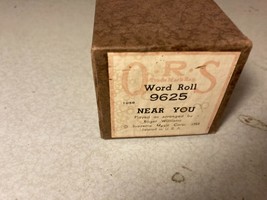 Vintage QRS 9625 Near You 1958 Roger Wiliams Piano Roll - $9.99