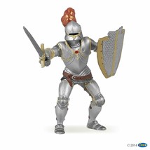 Papo Knight In Armor With Red Feather Fantasy Figure 39244 NEW IN STOCK - $25.99