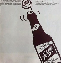 1964 Schlitz Beer That Made Milwaukee Famous Advertisement Brewery DWII19 - $29.99
