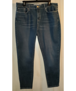 NEW WOMENS Levi&#39;s SIGNATURE MID RISE SKINNY CROP  SIZE 14 W32 - $657.44 MXN