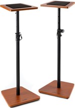 On-Stage SMS7500 Wood Studio Monitor Stands - Rosewood - £178.66 GBP