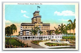 Fleetwood Hotel Miami Beach Florida FL UNP WB Postcard W6 - £2.29 GBP