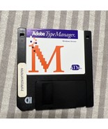 Vintage Software Adobe Type Manager Windows Version Floppy Drive 1990 - $11.51 CAD