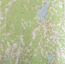 Map Burnham Maine 1957 Topographic Geological Survey 1:62500 22 x 18&quot; TOPO2 - £35.47 GBP