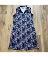 Daily Sports Sleveless Floral Dress Size M Golf Tennis Pickleball Pocket... - $43.56