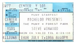 Steve Winwood Concert Ticket Stub July 7 1988 St. Louis Missouri - £19.46 GBP